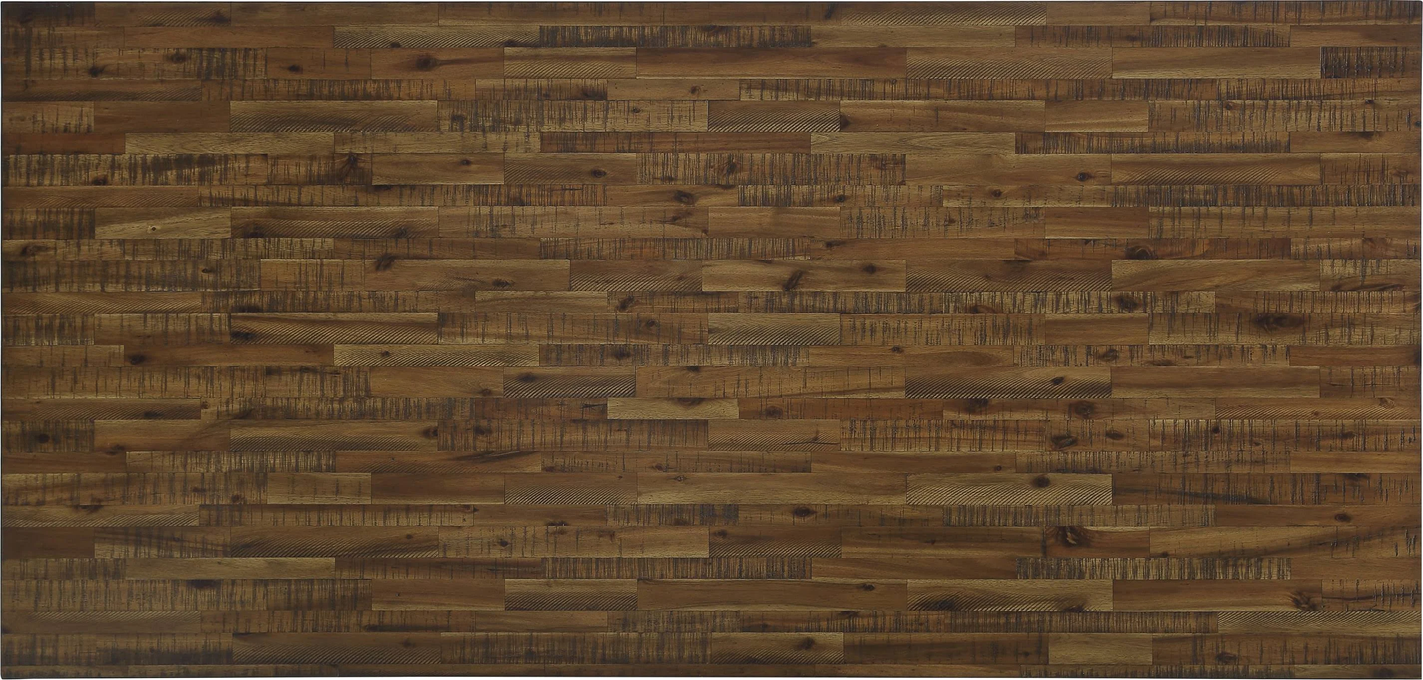 Steve Silver Yuma Distressed Brown Honey Wood Dining Table