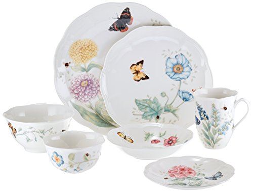 865075 Butterfly Meadow 28-Piece Dinnerware Set