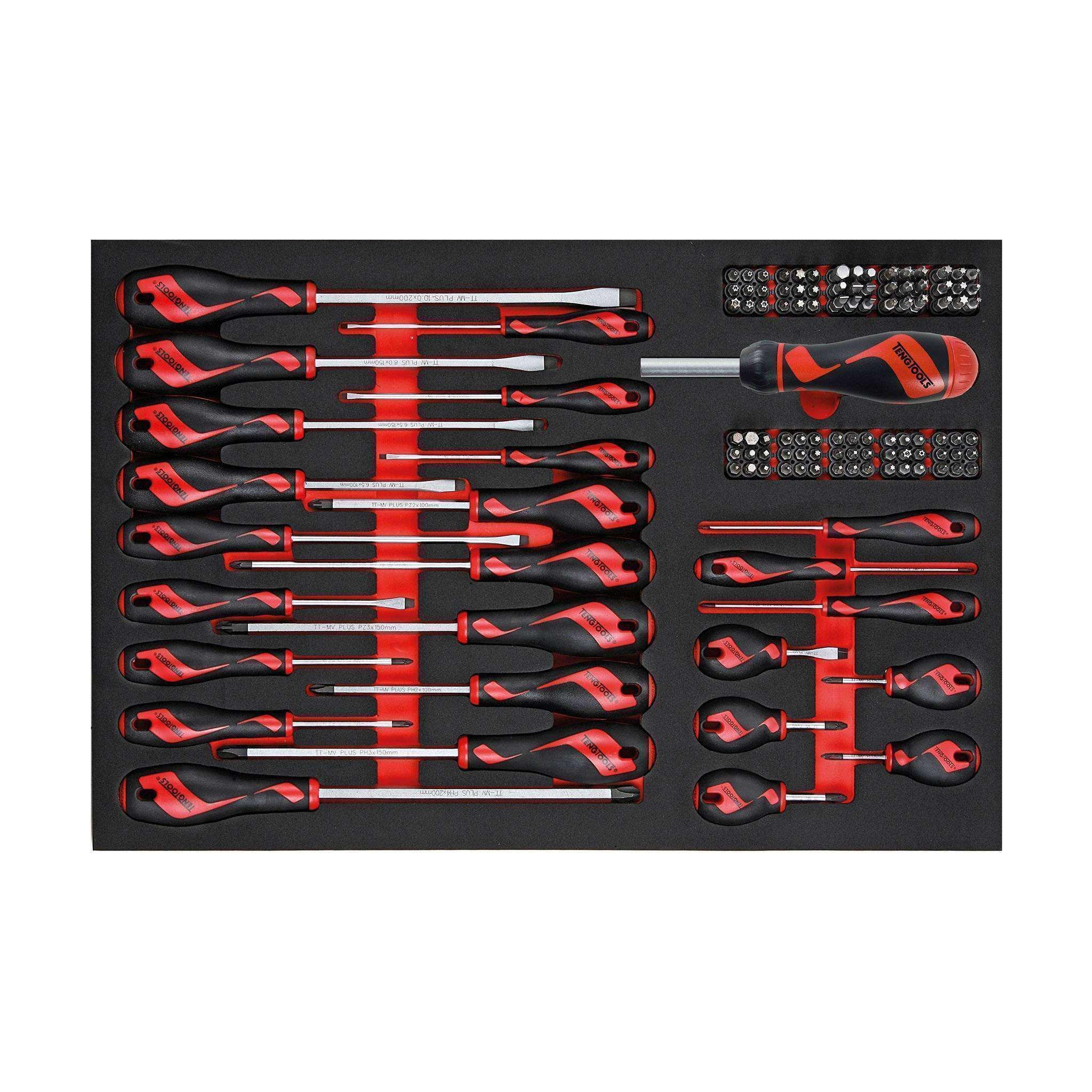 Teng Tools – 122 Piece Mega Drive Screwdriver Set in EVA – TEN-O-TTEMD122N
