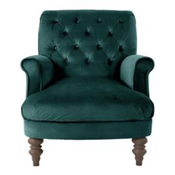 Velvet Accent Chair