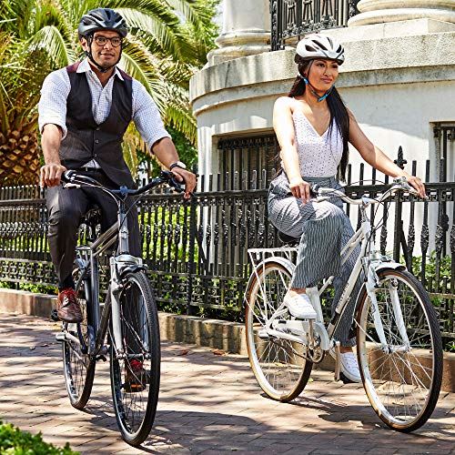 Women’s 3-Speed Commuter Bike, 15′′ Aluminum Frame, White