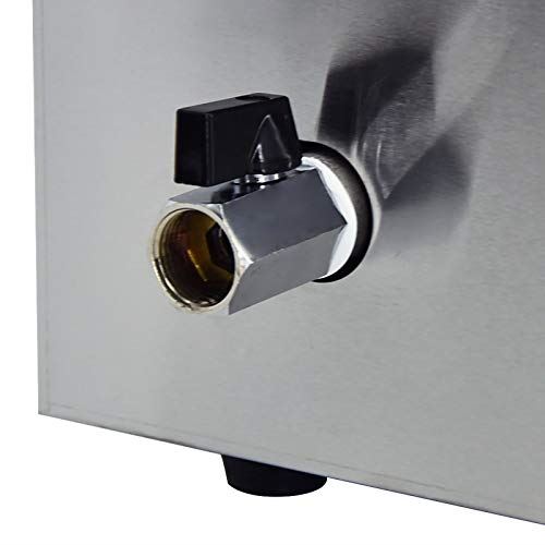 Commercial Food Warmer,3-Pan Electric Bain Marie,110V Stainless Steel