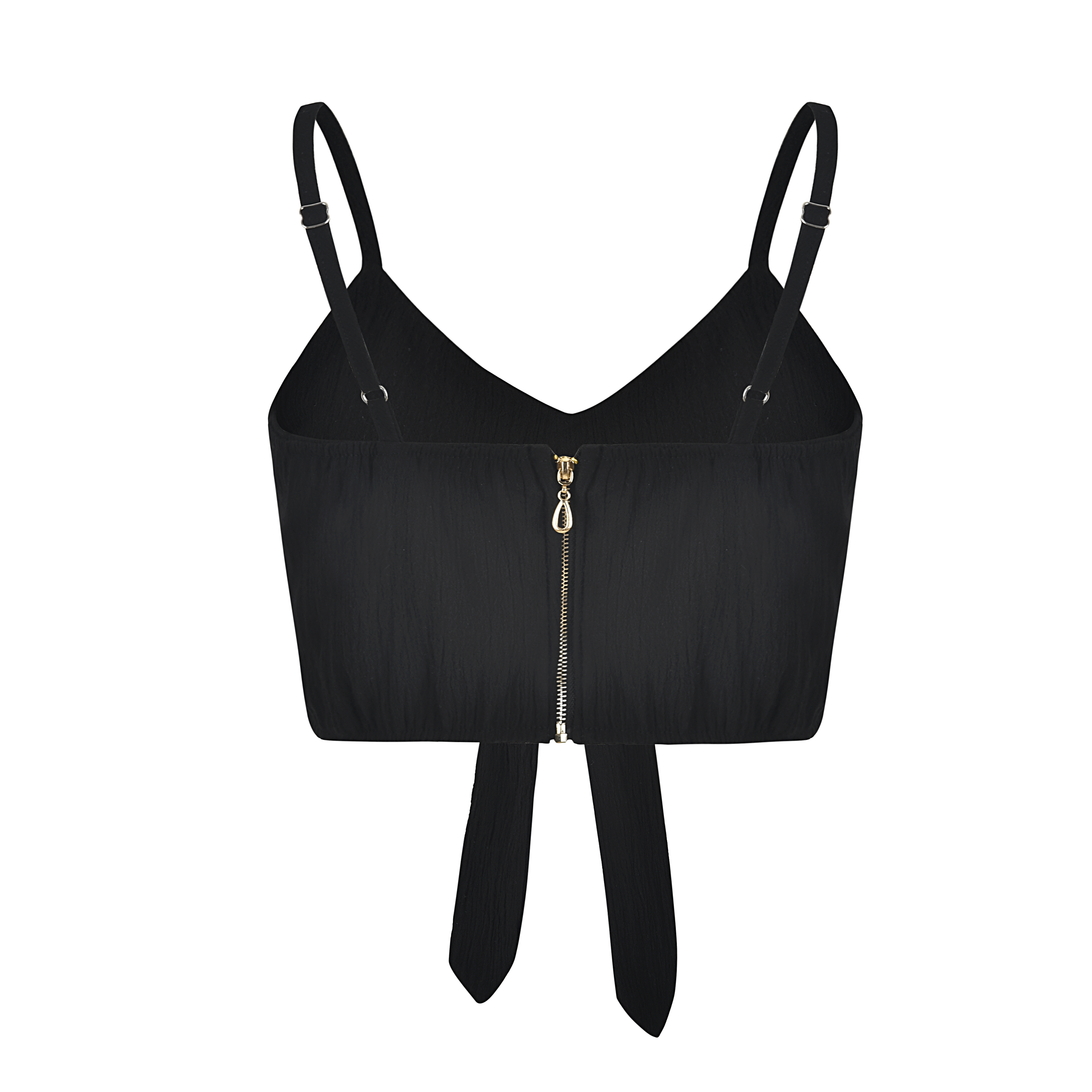 Sexy Tied Front Straps Crop Top