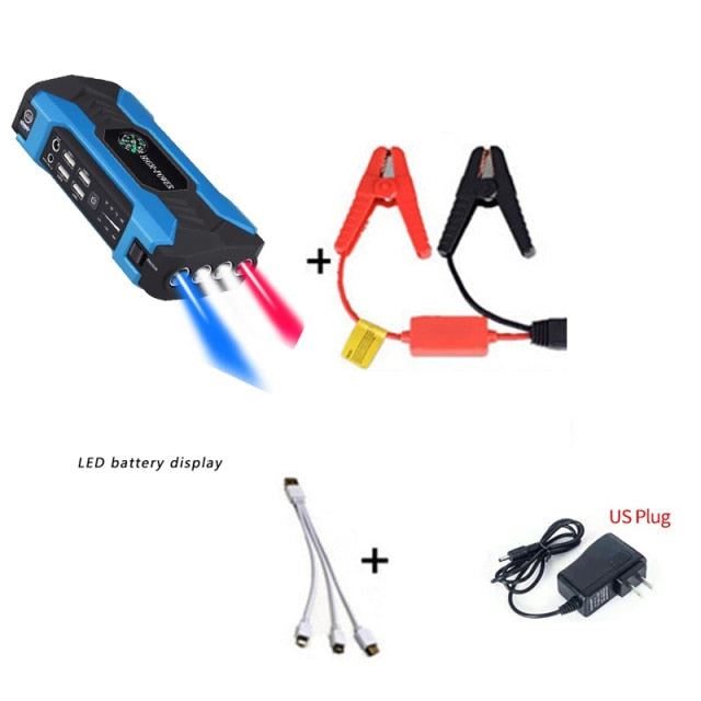 Car Jump Starter Starting Device Battery Power Bank 400A Jumpstarter Auto Buster Emergency Booster