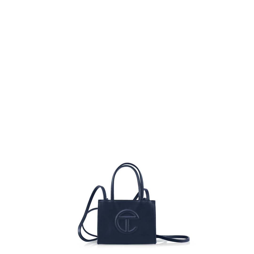 Small Navy Shopping Bag