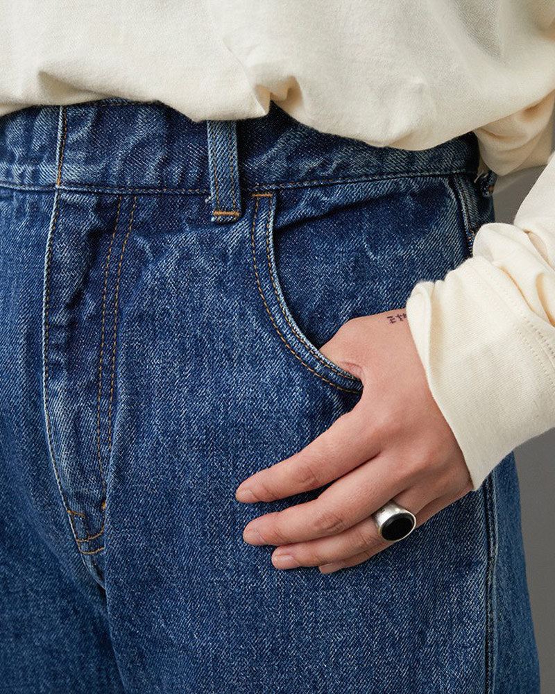 Split Hem Jeans Slim