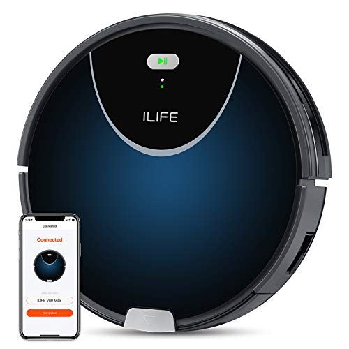 V80 Max Robot Vacuum, Wi-Fi Connected,2000Pa Max Suction, Big 750ml Dustbin