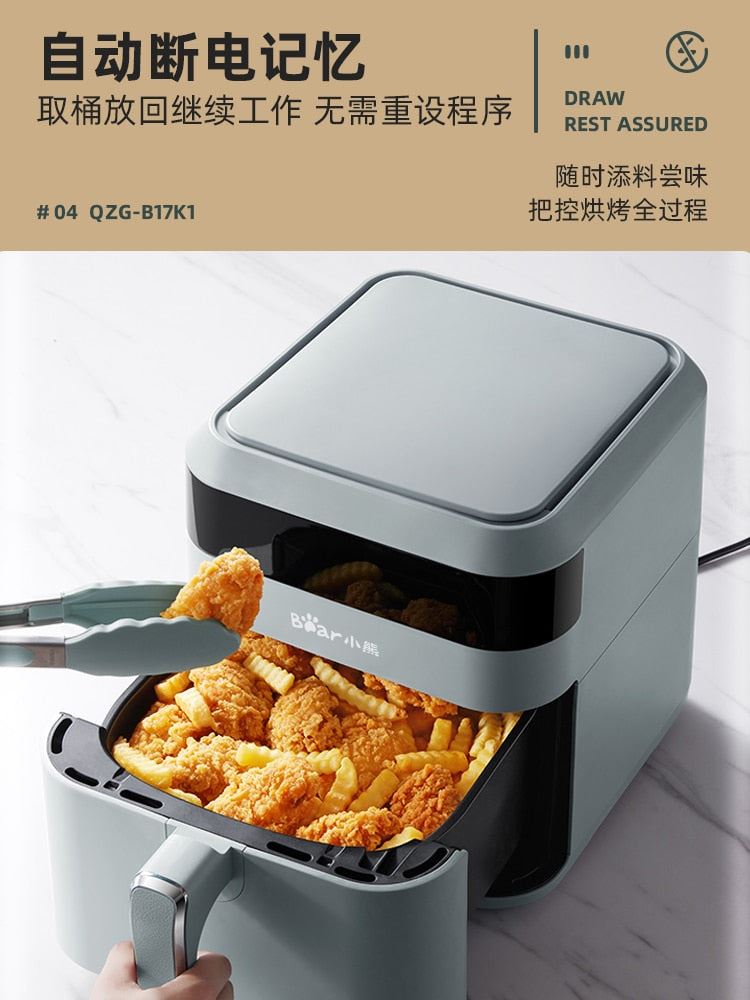 household air fryer intelligent oil free fryer multi-functional automatic fryer 6.5L