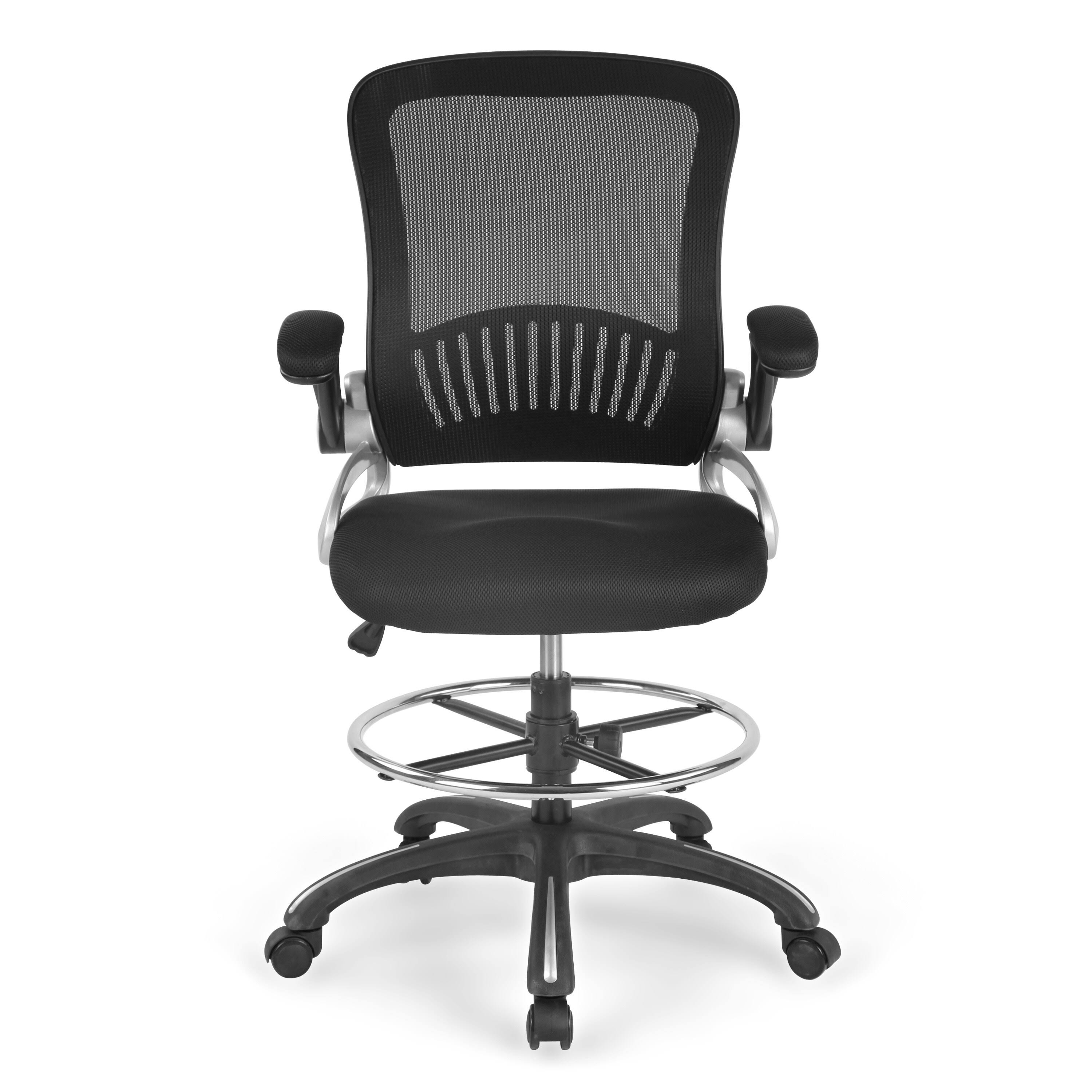 Edgemod Hargrove Drafting Chair in Black
