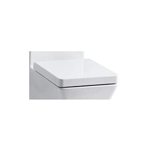 Elongated Toilet Seat Technology White REVE QUIET CLOSE