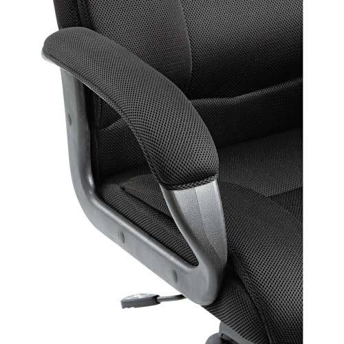 Alera Logan Series Black Mesh High-Back Swivel/Tilt Chair