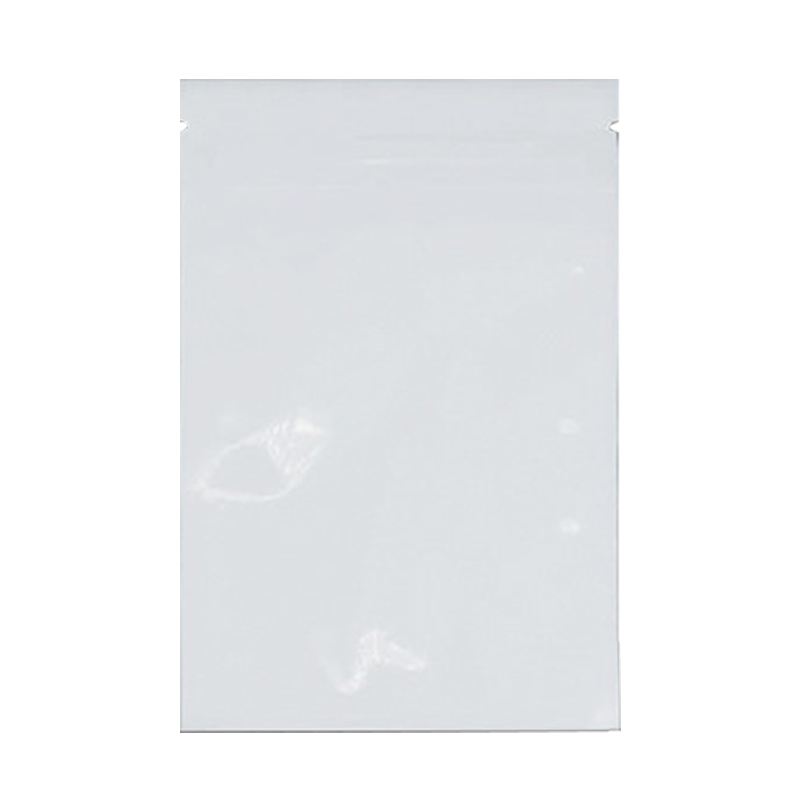 10x15cm Pouch Flat Aluminum Grade Metalized 3 Side Seal Plastic Zip Lock Food Metallic Small Zipper Ziplock Silver Foil Bag