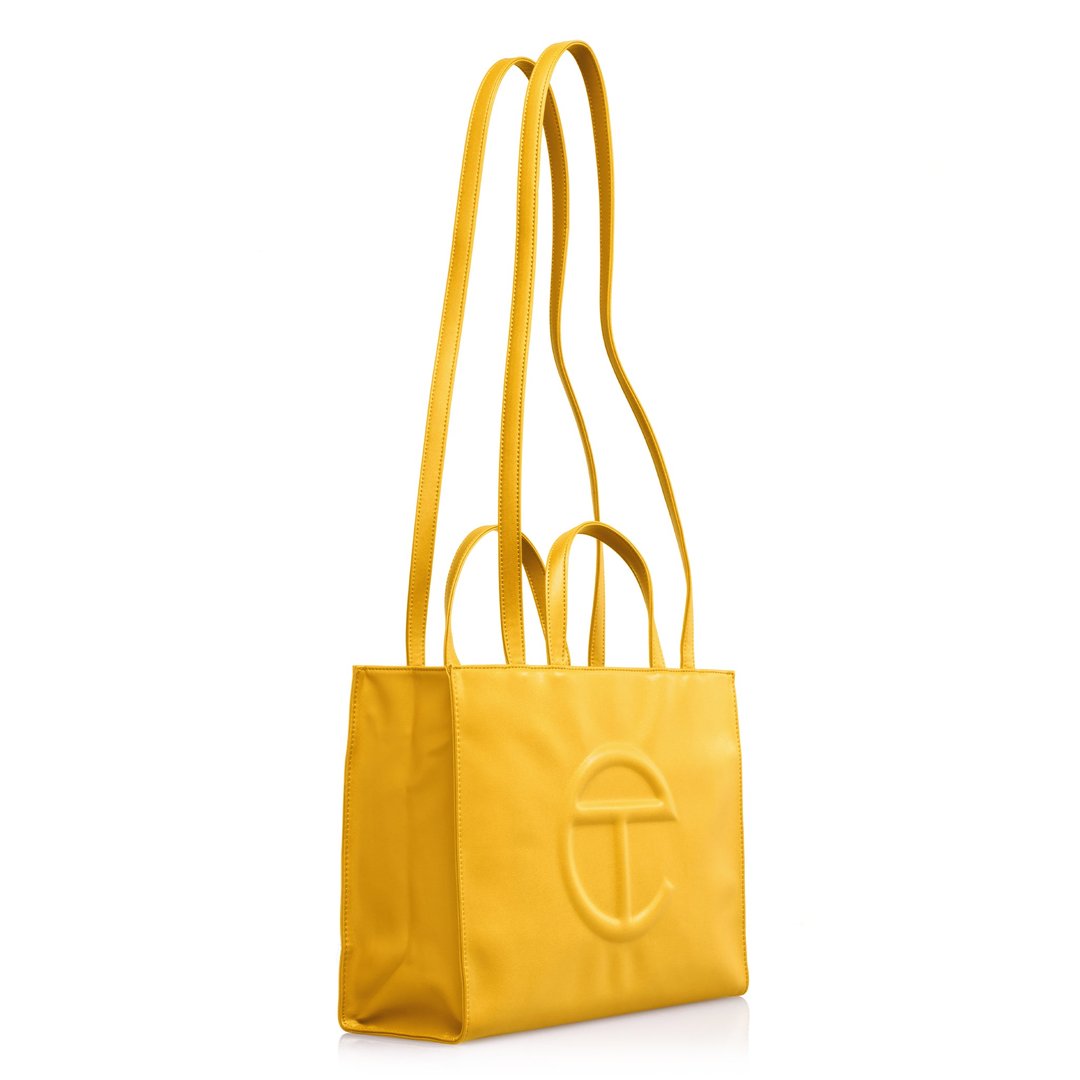 Medium Yellow Shopping Bag