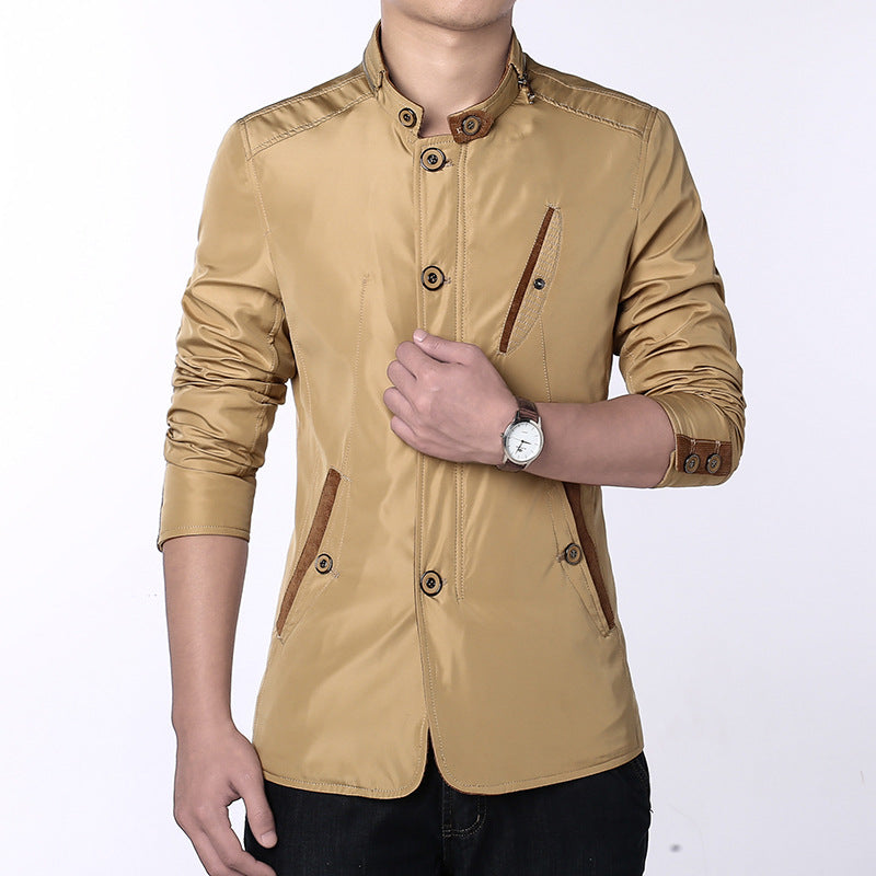 Custom Logo 2021Spring and Autumn Outdoor Coat side seam sidekick slim fit youth cotton ripped leisure zipper in stock jacket