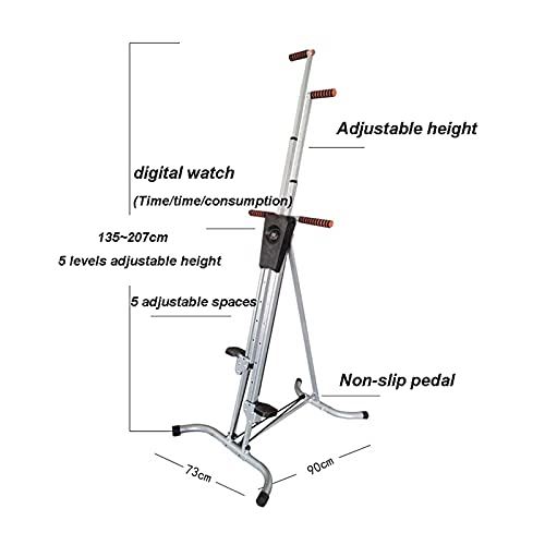 SuoANI Foldable Vertical Climber Fitness – Climbing – Climbing Motions Vertical Mountaineer Stepper-