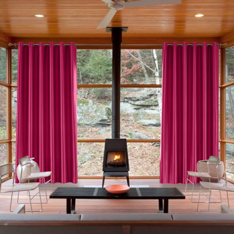 LHZ Polyester Cotton Silk Curtain Drapery