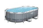 Power Steel Above Ground Pool Set / 14′ x 8’2′′ x 39.5′′