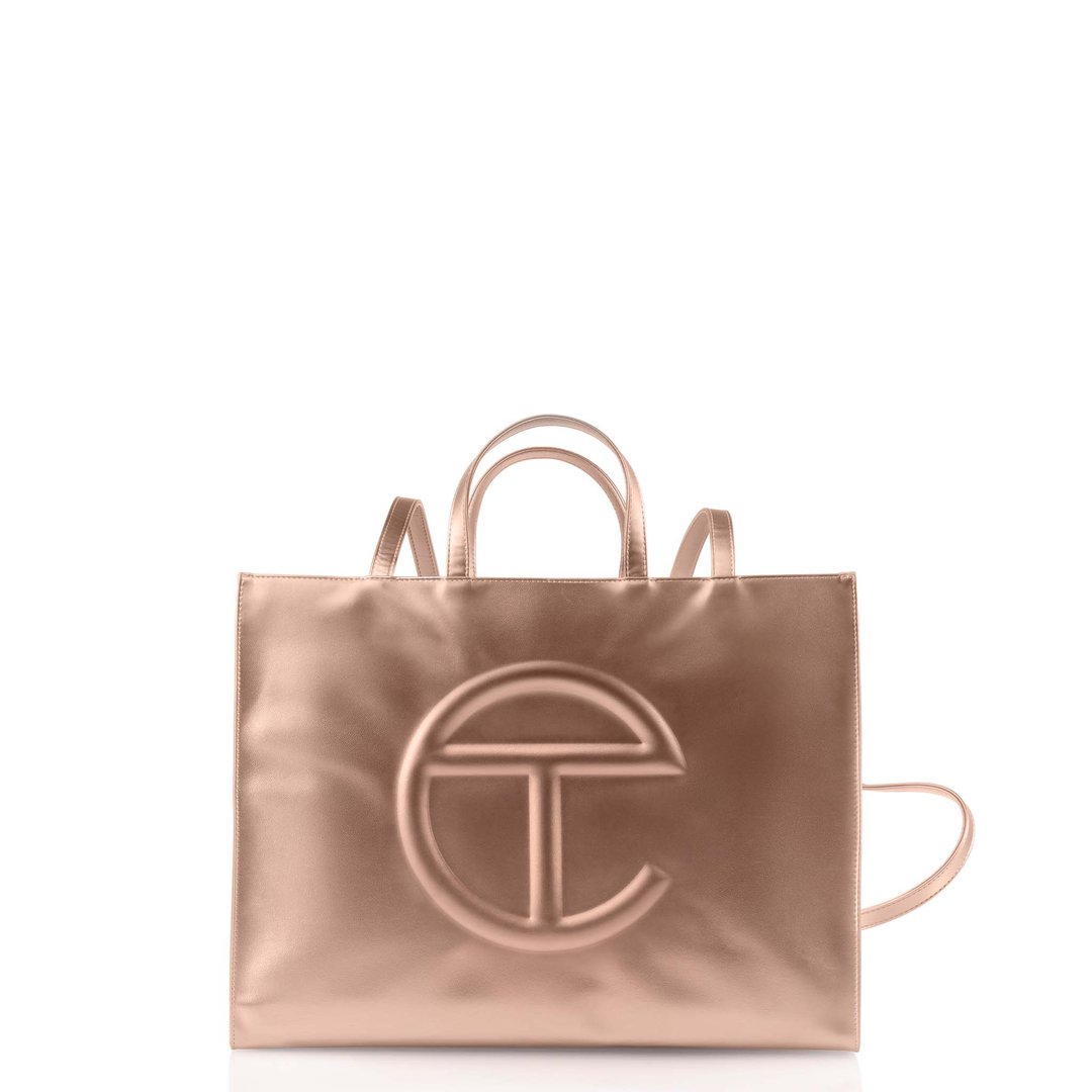 Large Copper Shopping Bag