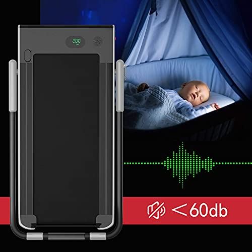 Goplus 2 in 1 Folding Treadmill, 2.25HP Under Desk Electric Superfit Treadmill,  APP Control, Remote Control- Silver