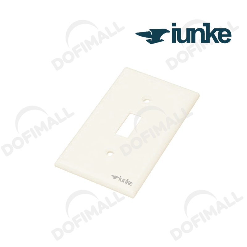TAPA PARA INTERRUPTOR SENCILLA COLOR MARFIL