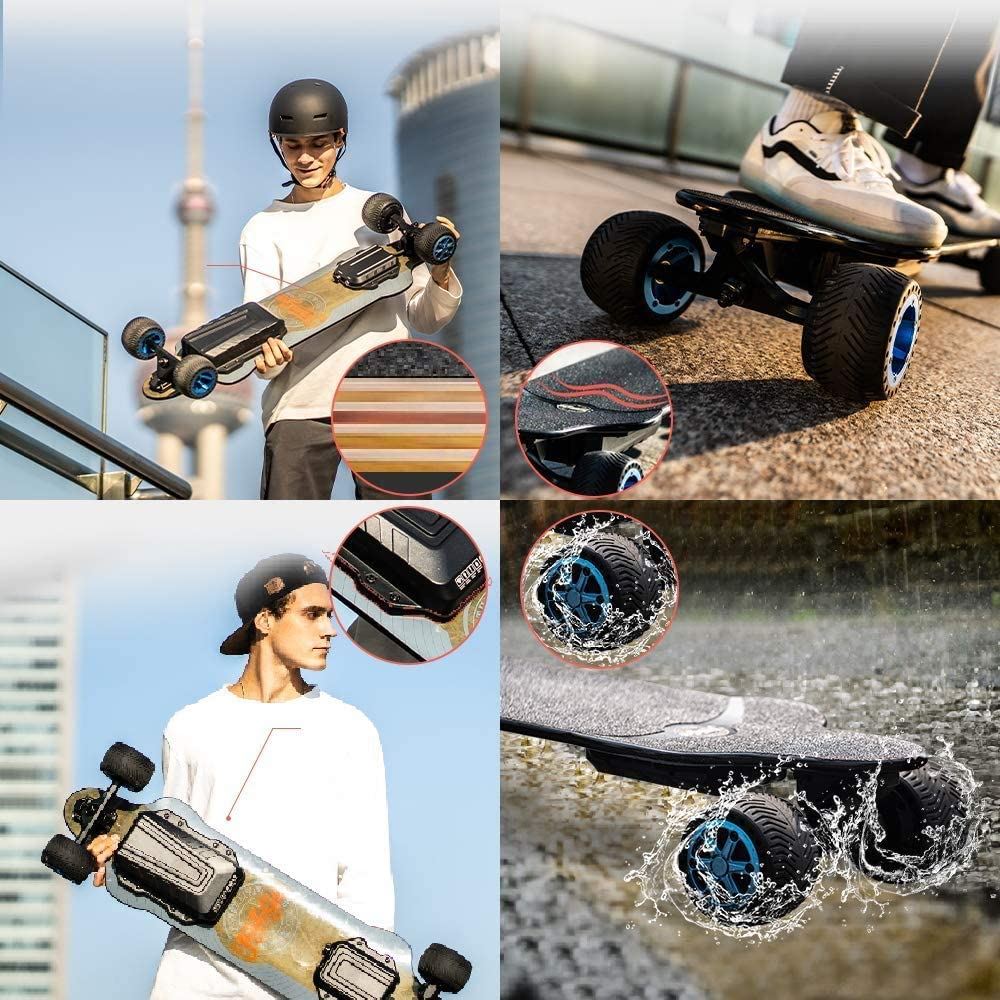Teamgee H20T Longboards Electric Skateboard with Remote