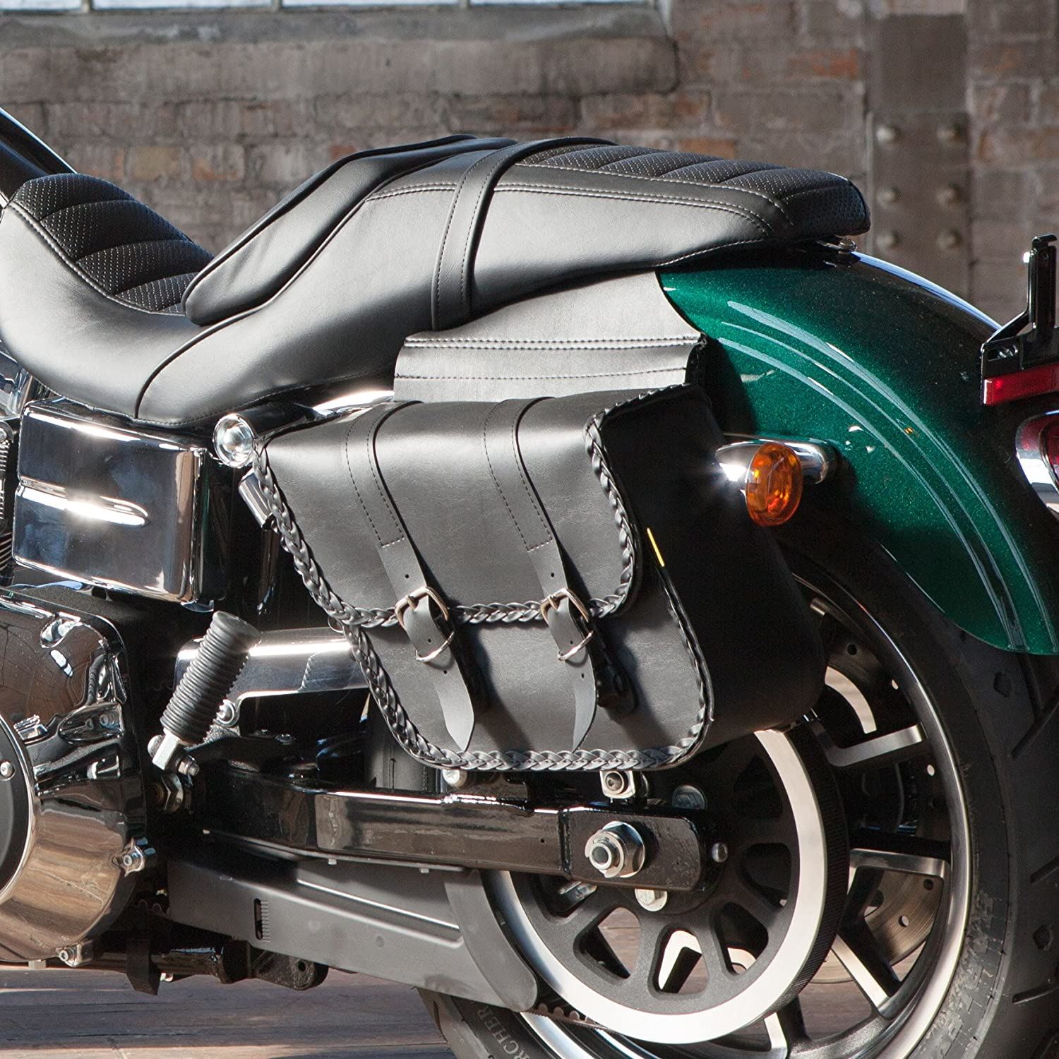 Saddlebag Set, Black, Universal Fit, 10 Liter Each/20 Liter Total Capacity