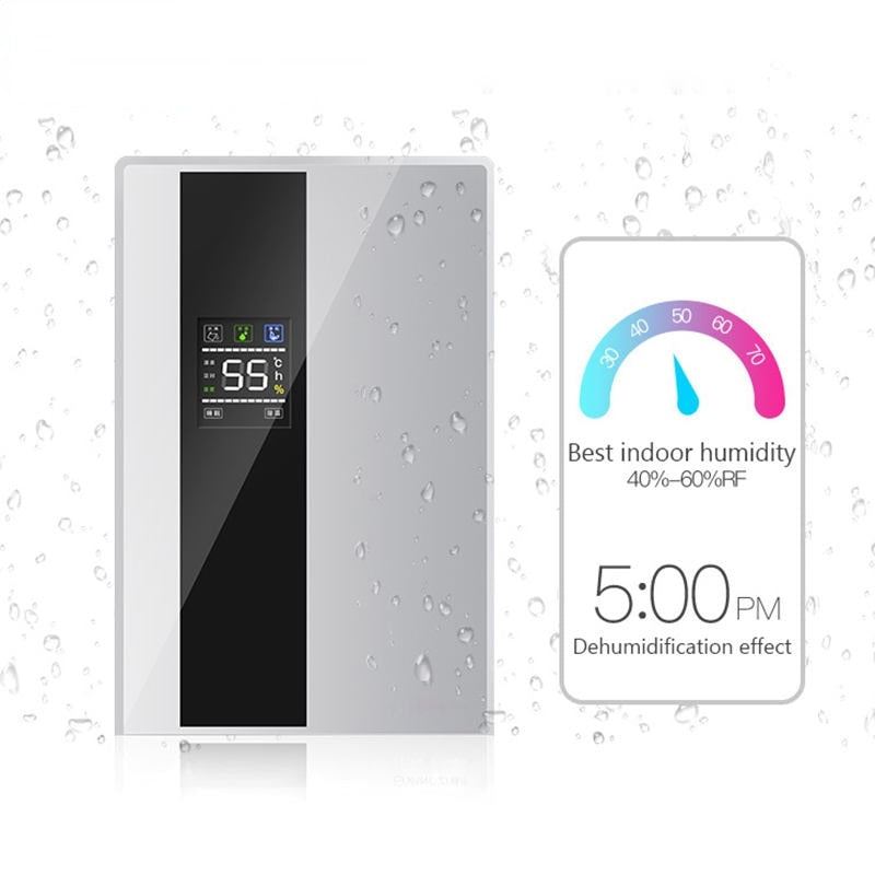 2.2L Intelligent Dehumidifier Air Dryer Purifier Humidity-control Defrost Automatic Shut-down With Remote