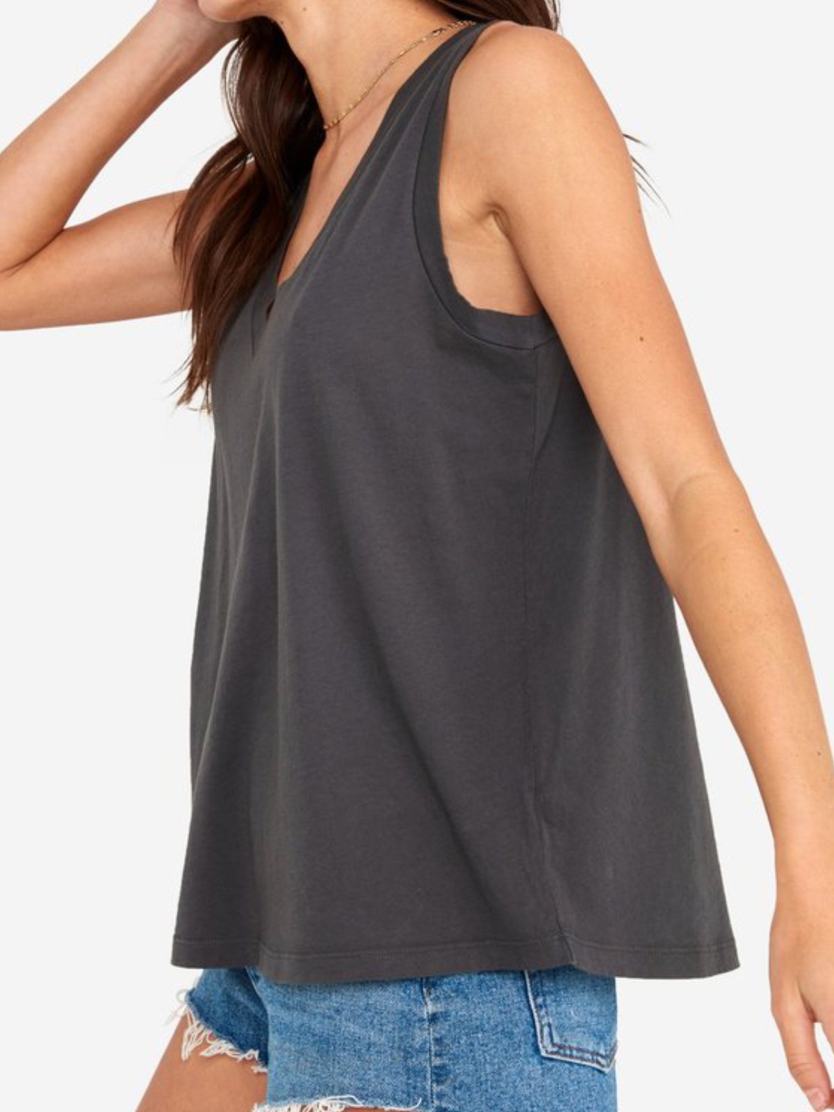 Women Casual  V Neck Tops Tunic Tanks Vest