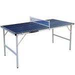 Portable Foldable Tennis Table, w/ 2 Table Tennis Paddles & 3 Balls, Indoor/Outdoor