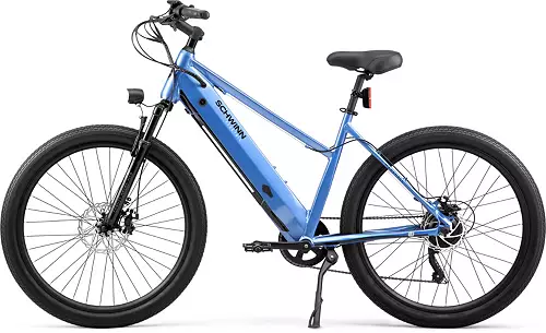 Schwinn Adult Marshall 27.5” Step-Thru Electric Hybrid Bike