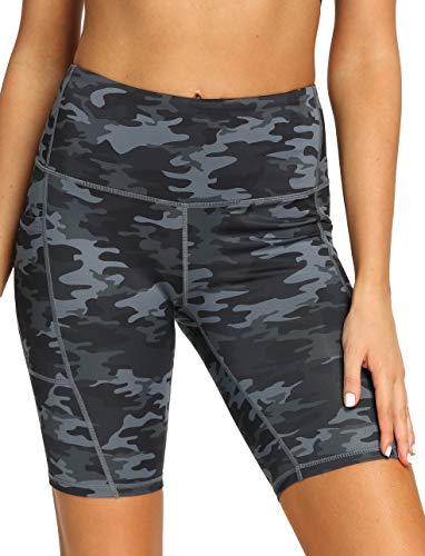 oyioyiyo High Waisted Biker Shorts for Women Workout Yoga Running Compression Shorts with Pockets