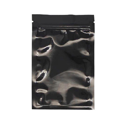7.5x6.5cm In Stock Smell Proof Plastic Zipper Packaging Ziplock 3 Three Side Seal Aluminum Foil Flat Pouch Bag