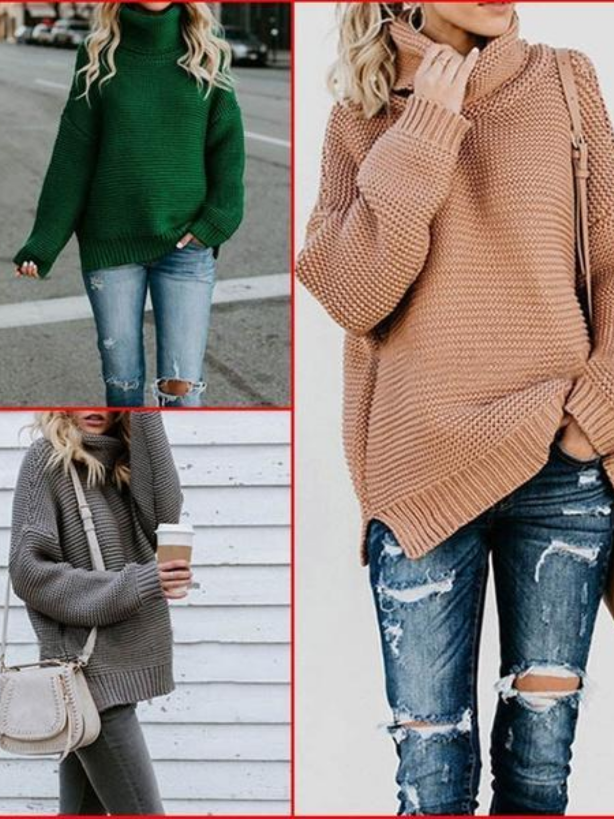 Casual Loose Striped Knitted Sweater