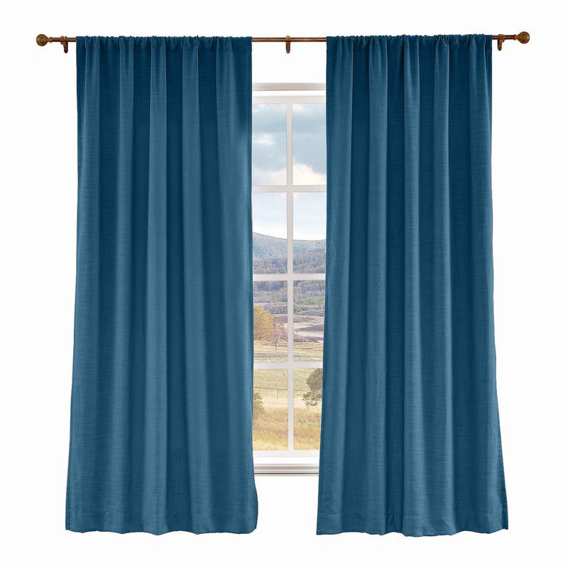 LIZ Polyester Linen Curtain Drapery Custom