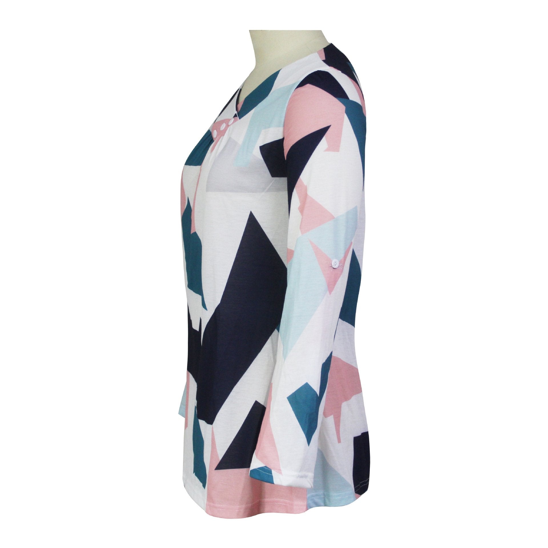 White V Neck Casual Shirts & Tops