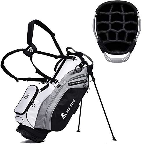 ASK ECHO Lightweight Golf Stand Bag with 14 Way Full Length Dividers