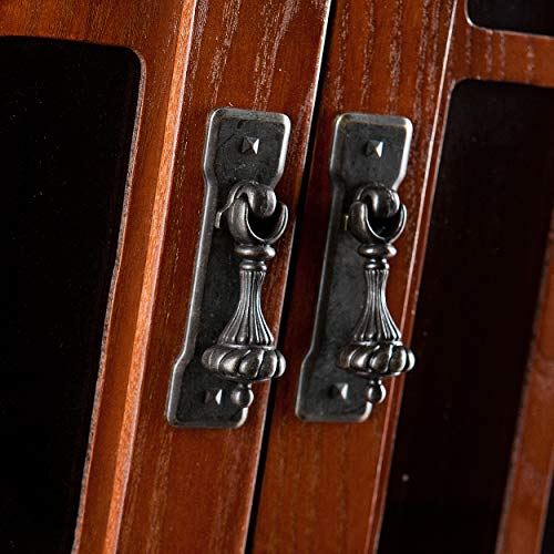 Window Pane Media Cabinet – Oak