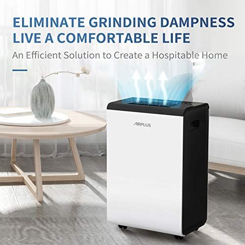 50 Pints 3,000 Sq. Ft. Dehumidifier with Universal Wheels