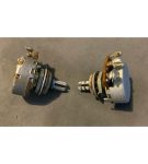 1953 GIBSON LES PAUL CENTRALAB 500K POTENTIOMETERS 134323 MATCHED PAIR POT