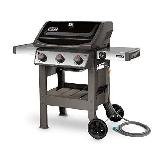 Weber Spirit II E-310 3-Burner Natural Gas Grill, Black