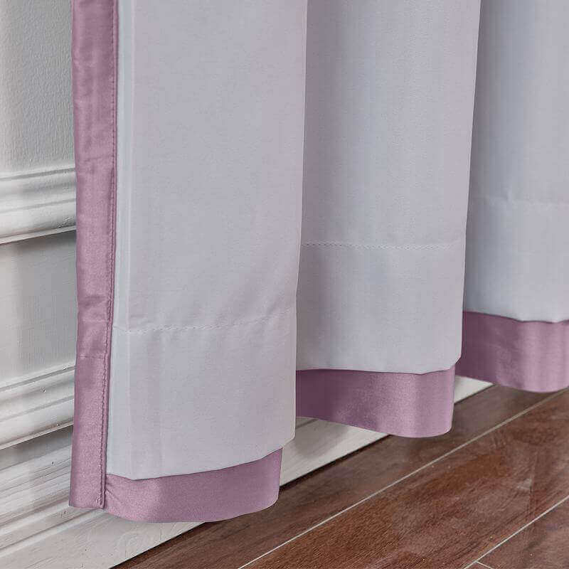CUSTOM Lao Hang Zhou Smoky Plum Polyester Cotton Thermal Insulated Curtain