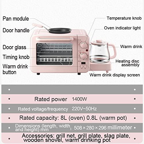 Multifunction Breakfast Machine Mini Household Electric Oven Cake Baking Fry Pan