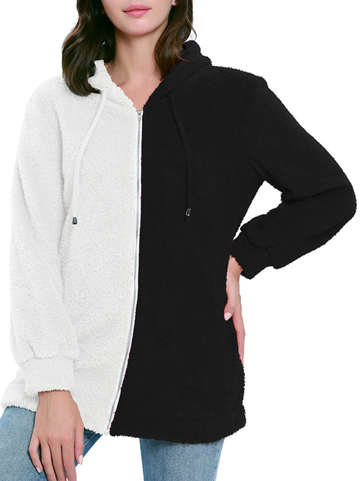 Fuzzy Wool Sherpa Coat Casual Cashmere Teddy Bear Coats