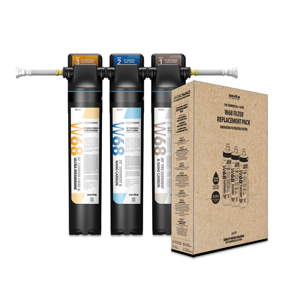 20�� Undersink Filtration System W68 �C The Commerical ? Ultra HydroNanoTM Filter 3-Piece Replacement Pack