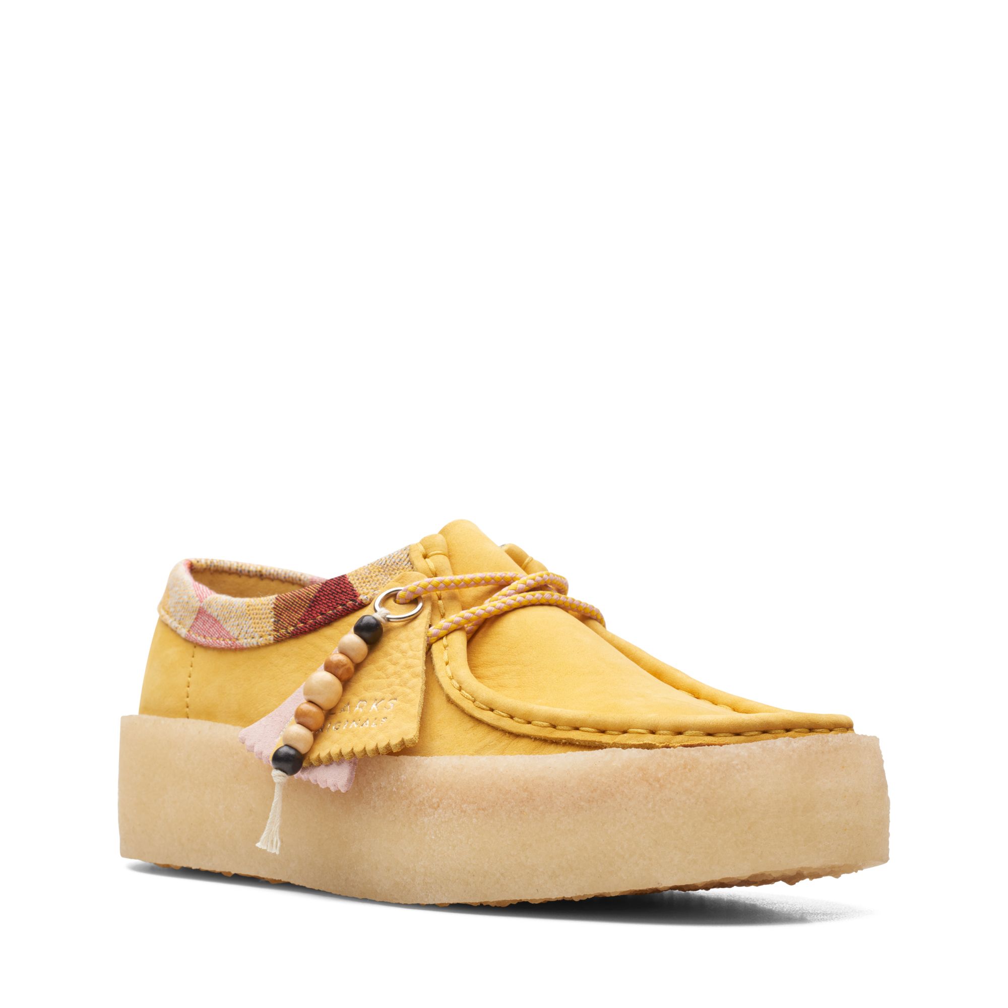 Women Wallabee Cup Yellow Nubuck