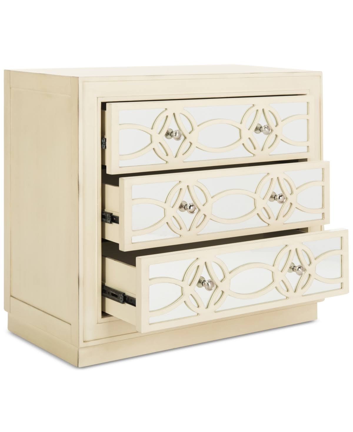 Catalina 3 Drawer Chest Steel Teal - Safavieh