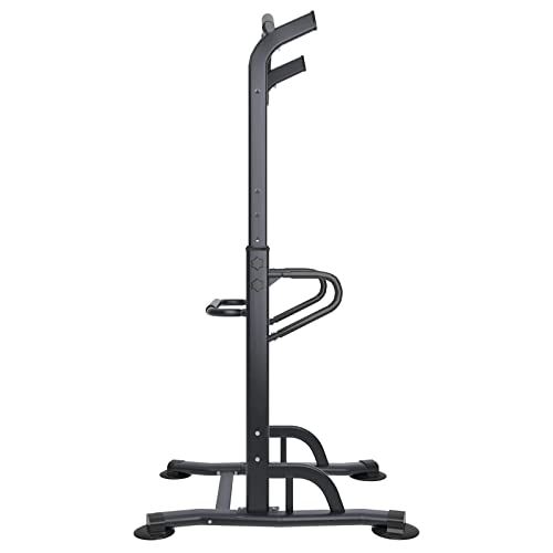 SogesHome Power Tower Pull Up Station Adjustable Height Strength Training Dip Stand, Multi-Functional