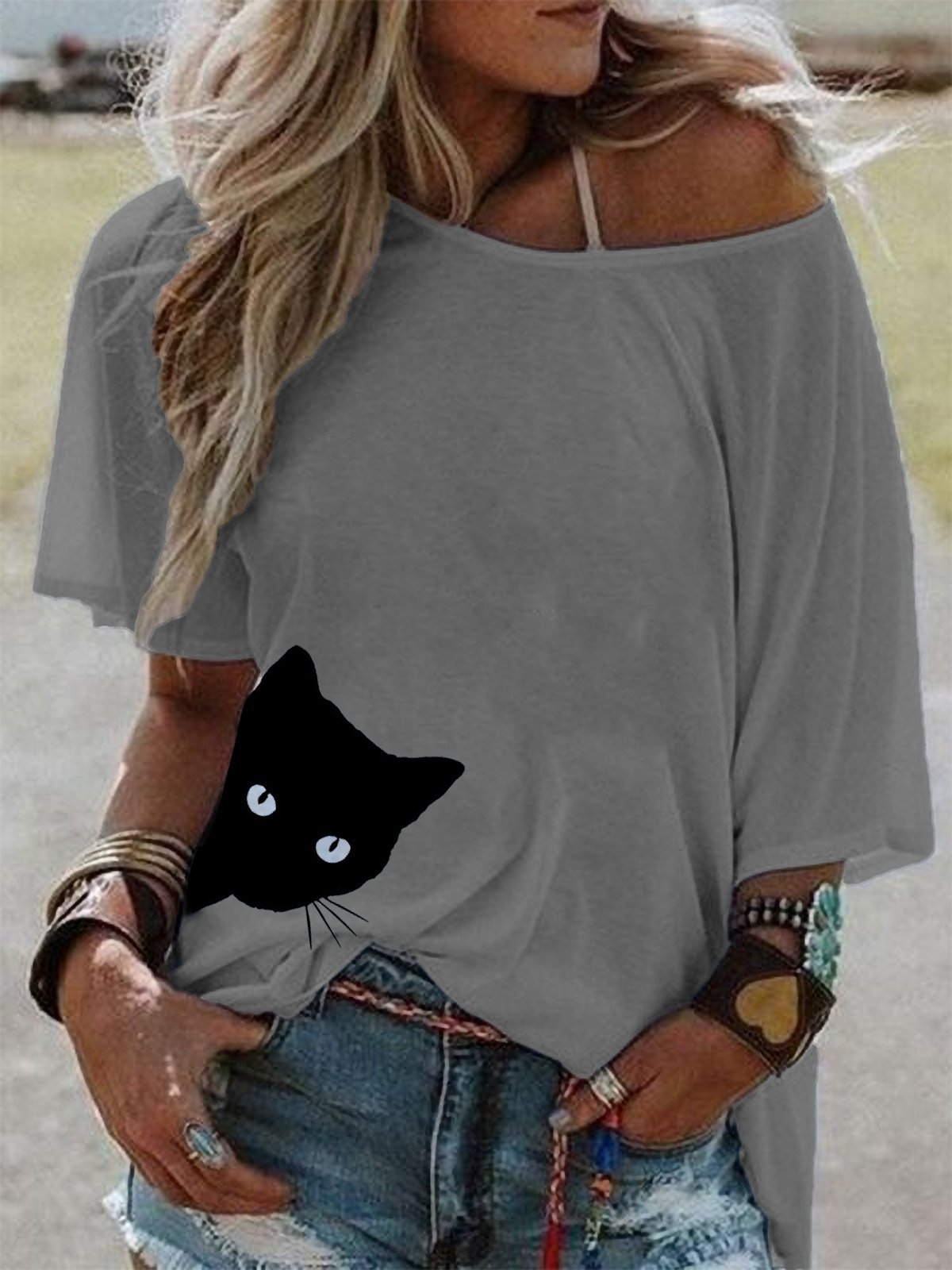Casual Animal Shirts & Tops