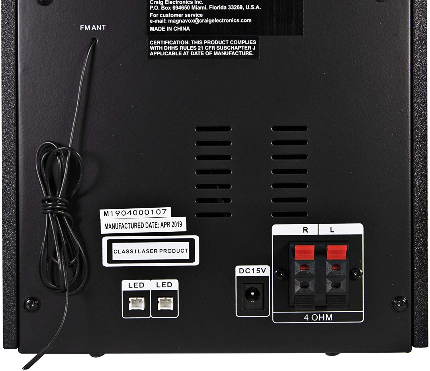 Magnavox MM441 3-Piece CD Shelf System with Digital PLL FM Stereo Radio