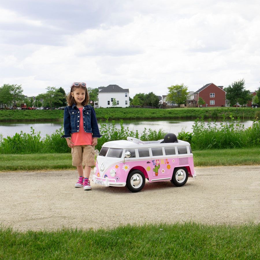 VW Bus 6-Volt Battery Ride-On Vehicle